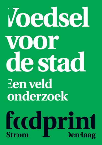 Omslag 'Voedsel voor de stad', ontwerp: Thonik
