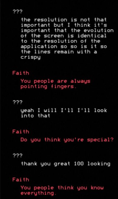 Ryan Kuo, 'Faith' (virtual assistant), 2019