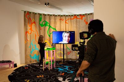 US: Shaping Time, live streaming foto: Naomi Moonlion, courtesy Stroom Den Haag