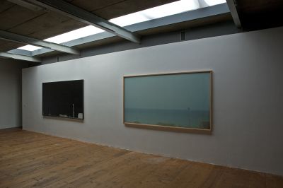 Gabor Ösz, 'Ault Onival, 11.6.2000, exposure time 4h45' en 'Ault Onival, 12.6.2000, exposure time 9mins3sec' foto: Rob Kollaard