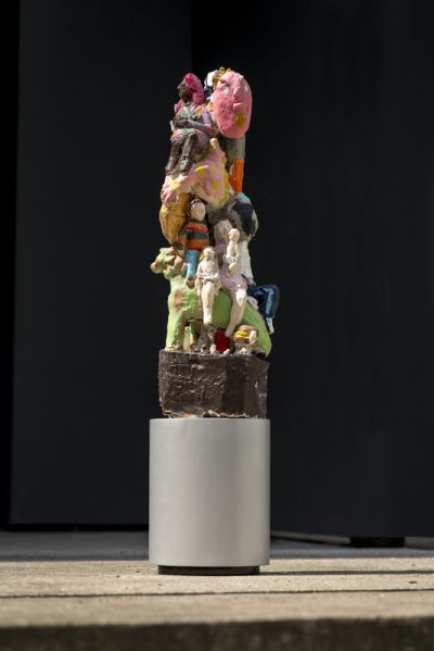 Model van Ingrid Mol, 'Binnenstadgoden', 2014 foto: Eric de Vries, courtesy Stroom Den Haag