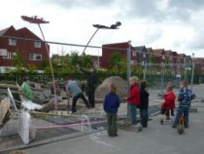 installatie van het werk foto: Stroom Den Haag