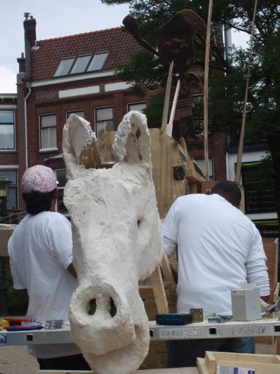 Workshop NAbeeld in Huygens Park, foto: Stroom Den Haag