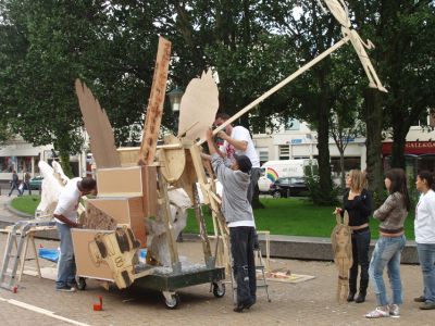 Workshop NAbeeld in Huygens Park, foto: Stroom Den Haag